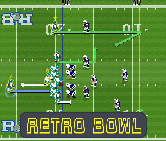 Gameplay of Retro Bowl Unblocked Games